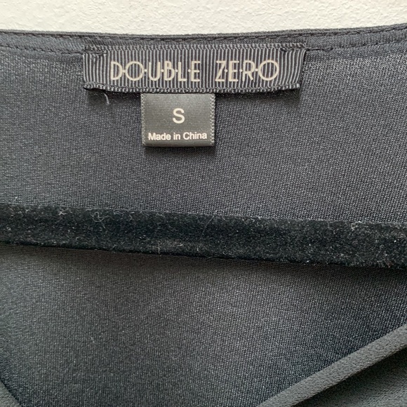 Double Zero Black small blouse open arms - Picture 2 of 4